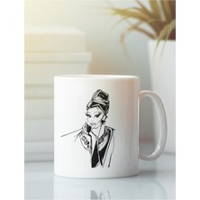 Beyaz Audrey Kupa Bardak