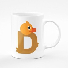 D Harfli Çocuklar Için Baskılı Kupa