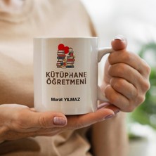 Kişiye Özel Meslek Jandarma Kütüphane Öğretmeni Bardak
