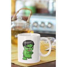 Beyaz Hulk Baskılı Porselen Kupa