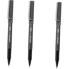 Uni-Ball Uniball Micro Deluxe ( 0.5 ) Roller Kalem Siyah ( Üç Adet )
