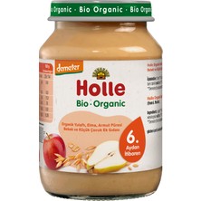 Holle Organik Yulaflı, Elma, Armut Püresi