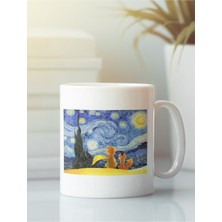 Beyaz Kupa Bardak Küçük Prens