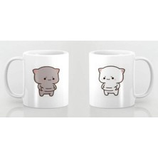 Mochi Cat Motto Sevgili Aşk Kupa