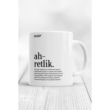 Ahretlik Açıklamalı Baskılı Kupa Bardak