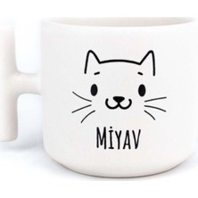 Miyav Kedi Tasarım T Kupa