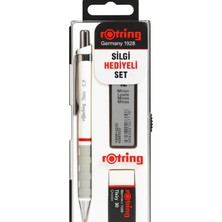 Rotring Tikky Mekanik Kurşun Kalem, Uç ve Silgi Seti, 0,7 mm Kalem