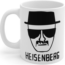 Beyaz Breaking Bad Heisenberg Baskılı Kupa Bardak
