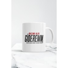 Beyaz Başımı Alır Giderem Bana Huzur Verin Kupa Bardak