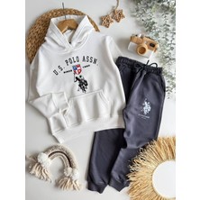 Butik Unisex Model Kapüşon Detaylı %100 Pamuklu Alt - Üst Takım