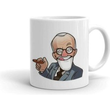 Sigmund Freud Baskılı Kupa/bardak