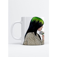 Billie Eilish Baskılı Kupa Bardak