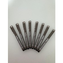 Artline Çizim Kalemi 0.1 - 0.2 - 0.3 - 0.4 - 0.5 - 0.6 - 0.7 - 0.8 mm Siyah (8 Adet)