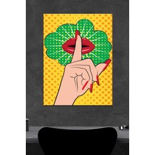Şşş Sarı Ahşap Poster (27X18)