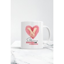 Ellerimiz Sonsuza Dek Ayrılmasın Sevgiliye Özel Kupa Bardak