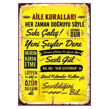 Ahşap Mdf Poster (27X18CM)