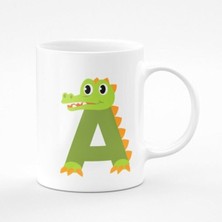 A Harfli Çocuklar Için Baskılı Kupa Bardak