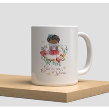 Beyaz Kupa Bardak A125 - Sarah Kay Yeni Yıl Yılbaşı Çam Ağacı