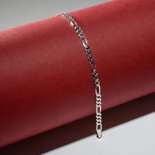 Silvalli 100 Mikron Figaro Gümüş Bileklik