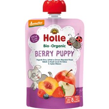 Holle Organik Berry Puppy (Elma, Şeftali,orman Meyveleri Püresi)