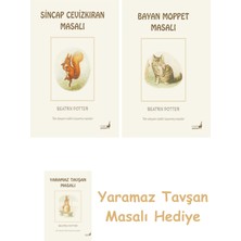Everest Yayınları Beatrix Potter  2 - Sincap Cevizkıran Masalı + Beatrix Potter  10 - Bayan Moppet Masalı + Yaramaz Tavşan Masalı