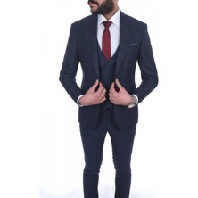 Jan Carlucci Slimfit Yelekli Drop 6 Takım
