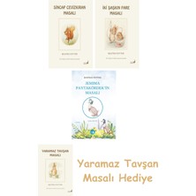 Everest Yayınları Beatrix Potter  2 - Sincap Cevizkıran Masalı + Beatrix Potter  5 - Iki Şaşkın Fare Masalı + Jemima Paytakördek'in Masalı