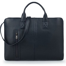 Bilik Deri Business Lacivert Unisex Laptop & Evrak Çantası BLM09 2197
