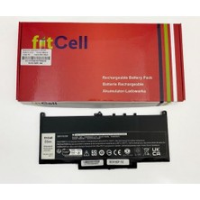 Fitcell Dell Uyumlu V6VMN 0V6VMN 21X15 021X15,LATITUDE 7270 Notebook Batarya - Pil