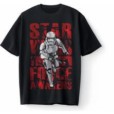 Bumeta Yıldız Savaşları Clone Wars Darth Vader Oversize Unisex Tişört T-Shirt