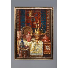 Dolce Mariee Dijital Kumaş Baskılı Dekoratif Çerçeveli Tablo TBL0006