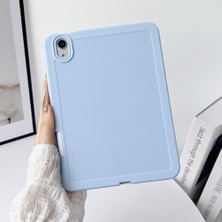 MobaxAksesuar Apple iPad Air 11INÇ M2/m3 Air 4/5.nesil 10.9 Kılıf Esnek Silikon Kalem Bölmeli Arka Rubber Kapak