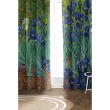 Dolce Mariee Parlak Saten Mikro Kumaş Çift Kanat Fon Perde Takımı PRD0026