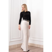 MissVina Elitecontour High-Waist Flare Atlas Pantolon