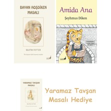 Everest Yayınları Beatrix Potter  6 - Bayan Hoşdiken Masalı + Amida Ana + Yaramaz Tavşan Masalı