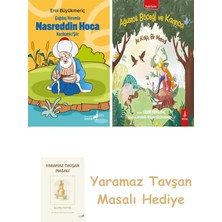 Everest Yayınları Çağdaş Yorumla Nasreddin Hoca - Karikatür/şiir + Ağustos Böceği ve Karınca + Yaramaz Tavşan Masalı