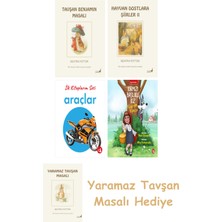 Everest Yayınları Beatrix Potter  4 - Tavşan Benjamin Masalı + Beatrix Potter  22 - Hayvan Dostlara Şiirler 2 + Ilk Kitaplarım - Araçlar (Ciltli) + Kırmızı Başlıklı Kız Kurda Karşı