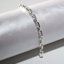 Silvalli 180 Mikron Force Gümüş Bileklik