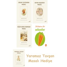 Everest Yayınları Beatrix Potter  2 - Sincap Cevizkıran Masalı + Beatrix Potter  6 - Bayan Hoşdiken Masalı + Beatrix Potter  23 - Küçük Domuz Robinson Masalı + Ilk Kitaplarım - Sebzeler (Ciltli)