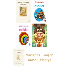 Everest Yayınları Beatrix Potter  22 - Hayvan Dostlara Şiirler 2 + Ilk Kitaplarım - Araçlar (Ciltli) + Ilk Kitaplarım - Renkler (Ciltli) + Burnunun Ucundaki Cesaret