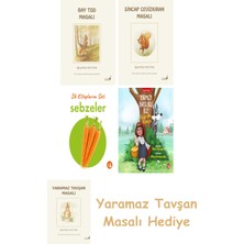 Everest Yayınları Beatrix Potter  18 - Bay Tod Masalı + Beatrix Potter  2 - Sincap Cevizkıran Masalı + Ilk Kitaplarım - Sebzeler (Ciltli) + Kırmızı Başlıklı Kız Kurda Karşı