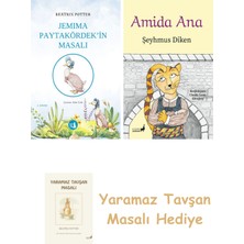 Everest Yayınları Jemima Paytakördek'in Masalı + Amida Ana + Yaramaz Tavşan Masalı