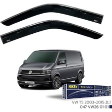 Volkswagen T5 Niken Kromlu Cam Rüzgarlığı 2li 2003 2015