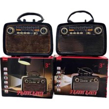 Bi Dünya Shop Eskitme Nostalji Tasarımlı Bluetoothlu Nostalji Radyo Ahşap Nostaljik Görünümlü