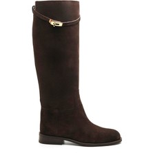 Sofia Baldi Haze Kahve Süet Kadın Düz Çizme