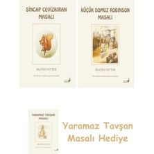 Everest Yayınları Beatrix Potter  2 - Sincap Cevizkıran Masalı + Beatrix Potter  23 - Küçük Domuz Robinson Masalı + Yaramaz Tavşan Masalı