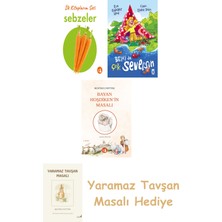 Everest Yayınları Ilk Kitaplarım - Sebzeler (Ciltli) + Belki De Çok Seversin + Bayan Hoşdiken'in Masalı