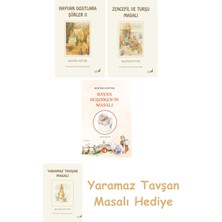 Everest Yayınları Beatrix Potter  22 - Hayvan Dostlara Şiirler 2 + Beatrix Potter  15 - Zencefil ve Turşu Masalı + Bayan Hoşdiken'in Masalı