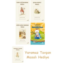 Everest Yayınları Beatrix Potter  17 - Timmy Küçükparmak Masalı + Beatrix Potter  10 - Bayan Moppet Masalı + Beatrix Potter  23 - Küçük Domuz Robinson Masalı + Çağdaş Yorumla Nasreddin Hoca - Karikatür/şiir