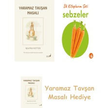 Everest Yayınları Beatrix Potter  9 - Yaramaz Tavşan Masalı + Ilk Kitaplarım - Sebzeler (Ciltli) + Yaramaz Tavşan Masalı